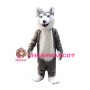 Almost Real Husky Dog Mascot Costume