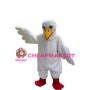 Pure White Pigeon Mascot Costume 