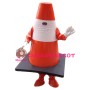 Reflective Traffic Cones Mascot Costume