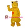 Golden Frog Mascot Costume 
