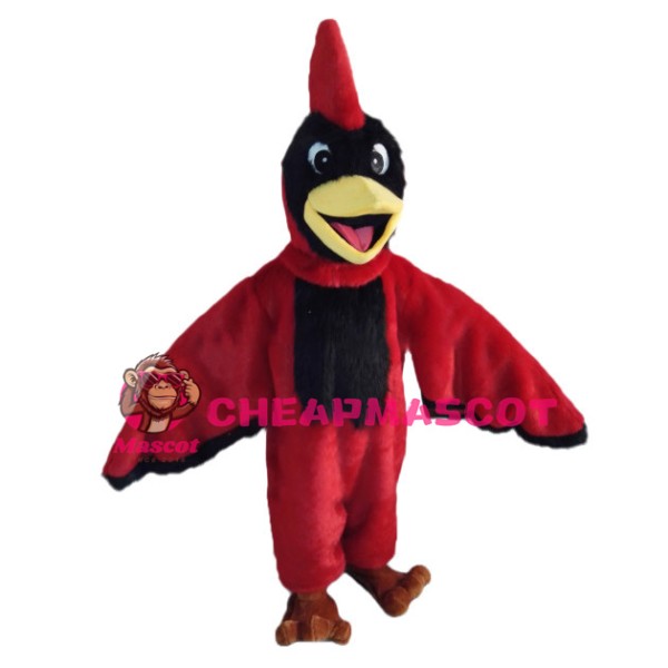 Happy Cardinal Bird Mascot Costume 