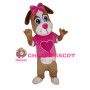 Sweet Cartoon Dog Mascot Costume 