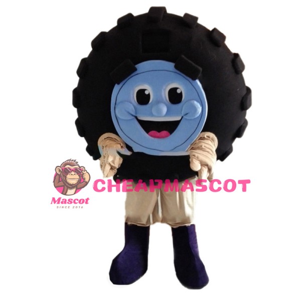 Deluxe Cartoon Tire Mascot Costume 