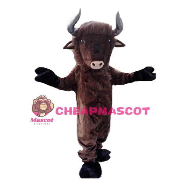 European Bison Mascot Costume 