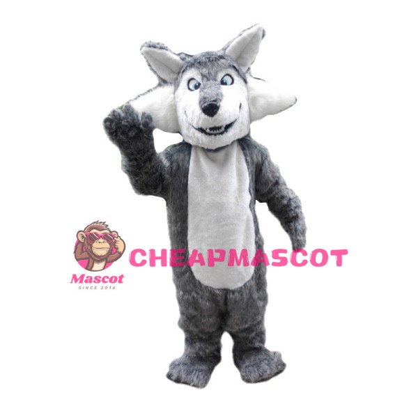 Stupid Husky Dog Mascot Costume 