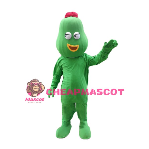 Sexy Cartoon Avocado Girl Mascot Costume 