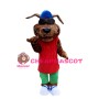 Cool Golden Dog Mascot Costume 
