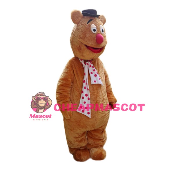 Fozzie Bear Mascot Costume Cartoon Character Mascot 