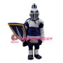 Advanced Silver & Blue Knight Mascot Costume 
