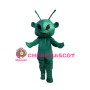 Cheering Little Green Alien Mascot Costume 