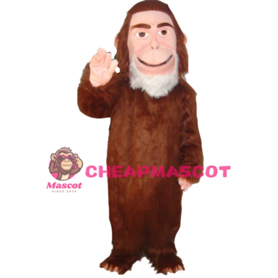 Friendly Bigfoot Mascot Costume 