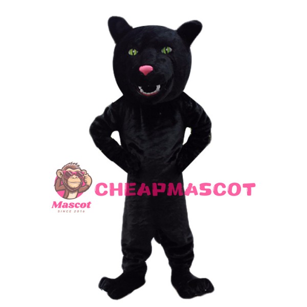 Black Jaguar Animal Mascot Costume 
