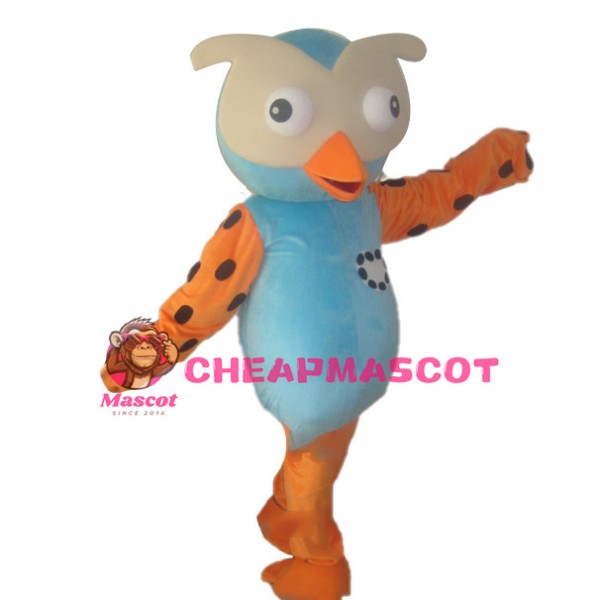 Hoot the Blue Owl Mascot Costume