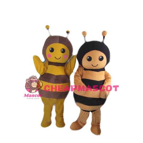 Sweet Cartoon Honeybee Mascot Costume 