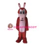 Cartoon Red Wolf Mascot Costume 