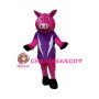 Rose Red Pig Mascot Costume 