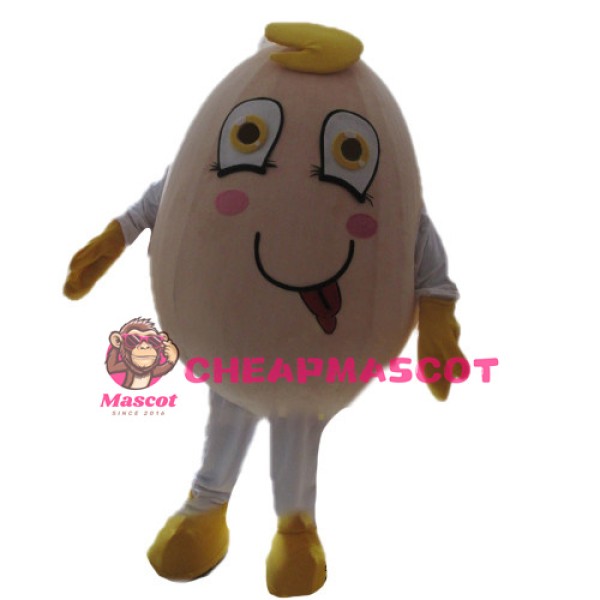 Naughty Cartoon Egg Mascot Costume 