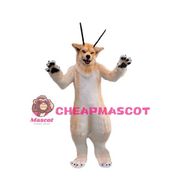 Fierce Fantasy Wolf Mascot Costume