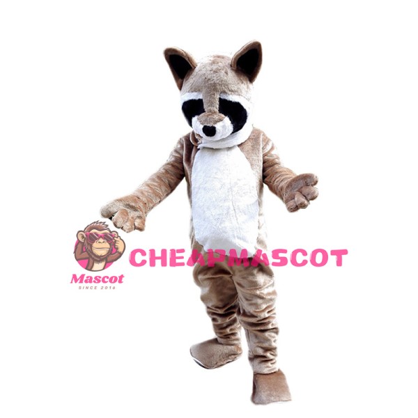 Brown Raccoon Mascot Costume 