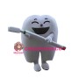 Huge Smiling Tooth & Toothbrush Mascot Costume 