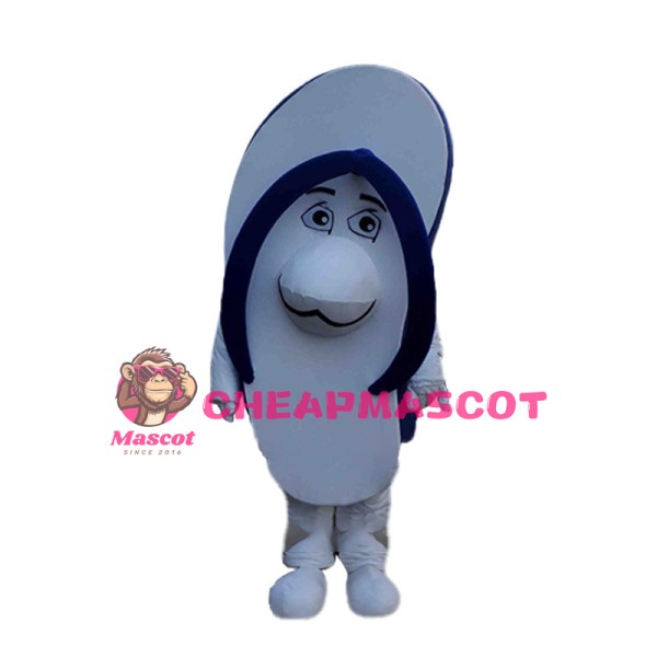 Sad Blue Flip Flop Mascot Costume