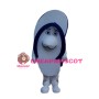 Sad Blue Flip Flop Mascot Costume