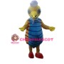 Cartoon Seahorse Sailor Mascot Costume 
