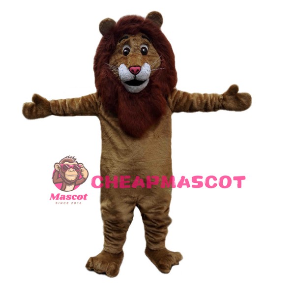 Amiable Asian Lion Mascot Costume 