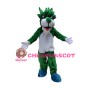 Cool Green Cheetah Mascot Costume 