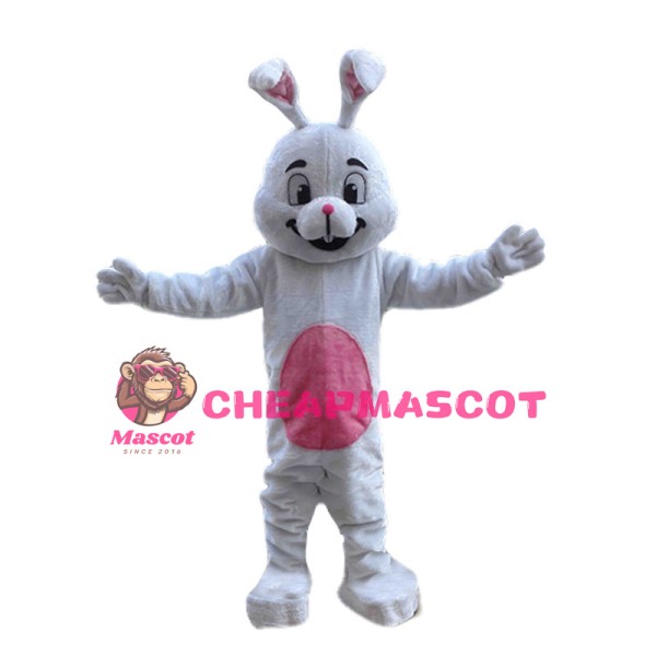 Lovely White Rabbit Mascot Costume 