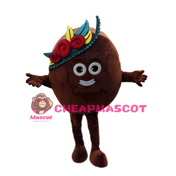 Deluxe Cartoon Chocolate Chip Cookie Mascot Costume 