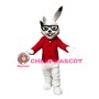 Cheerful Cartoon White Rabbit Mascot Costume 