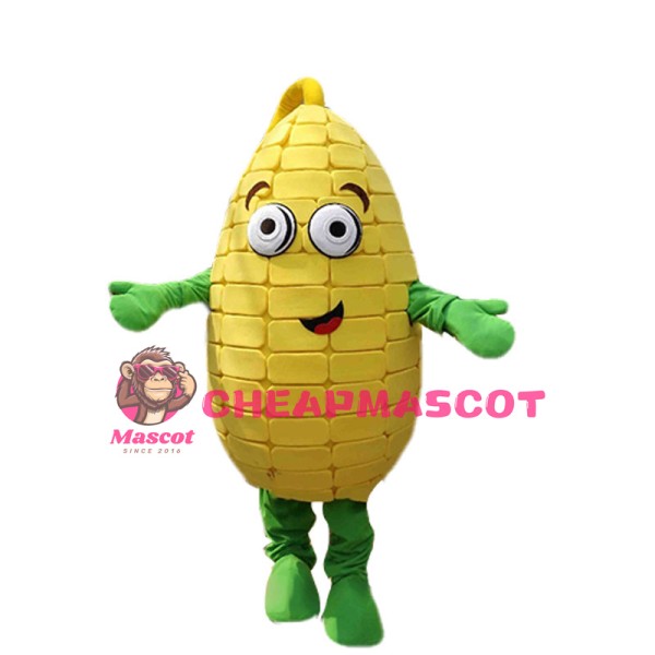Deluxe Cartoon Corn Mascot Costume