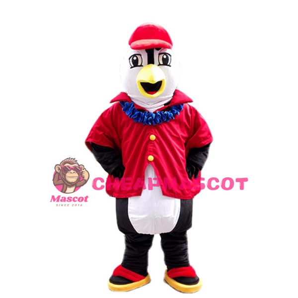 Listless Penguin Mascot Costume Animal Cartoon Fancy Dress