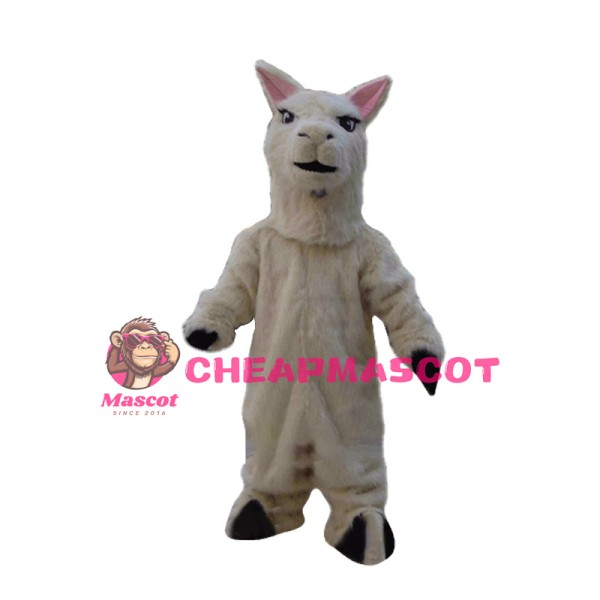 Fierce Alpaca Mascot Costume 
