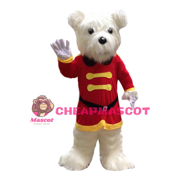 White British Royal Guard Dog Mascot Costume 
