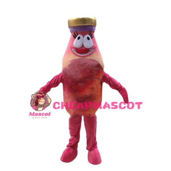 Sweet Cartoon Peach Juice Bottle Mascot Costume