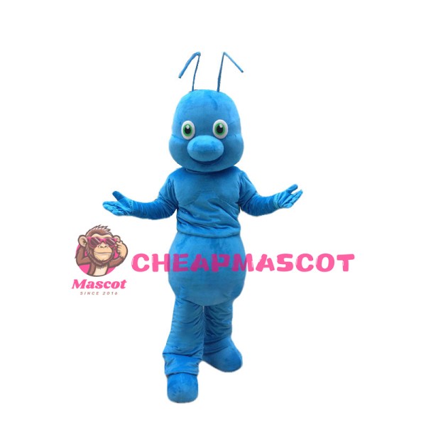 Lovely Blue Ant Mascot Costume 