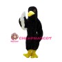 Black Hawk Bird Mascot Costume 