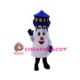 Deluxe Cartoon Blue Lighthouse Mascot Costume 
