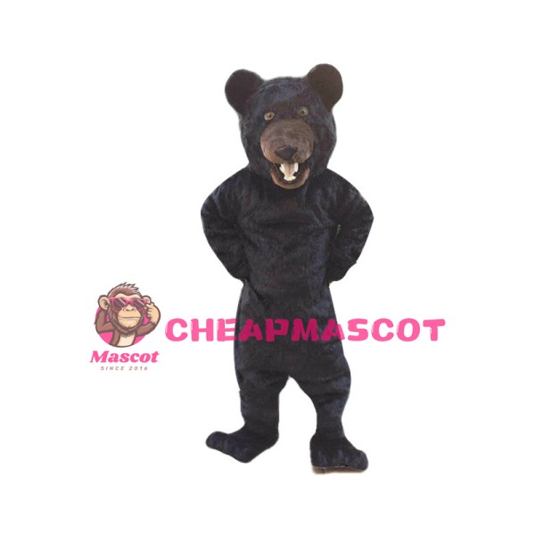 Big Black Bear Mascot Costume 