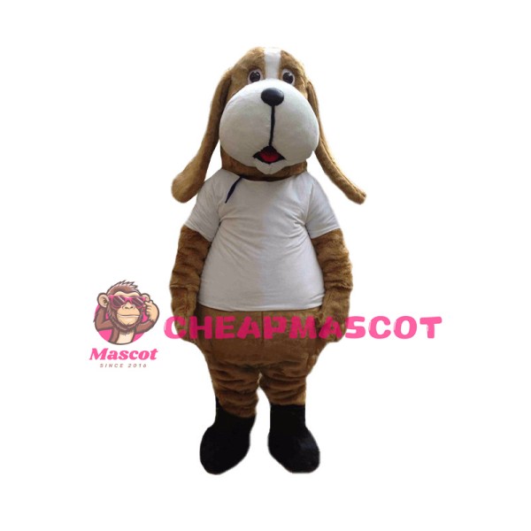 Cute Hound Dog Mascot Costume 