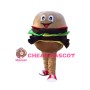 Huge Cartoon Cheeseburger Mascot Costume 