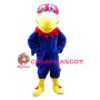 Red Head Blue Eagle Animal Mascot Costume