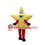 Cheerful Star Cartoon Mascot Costume 