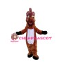 Lovely Brown Horse Mascot Costume