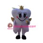 Elegant Cartoon Tooth Queen Mascot Costume 