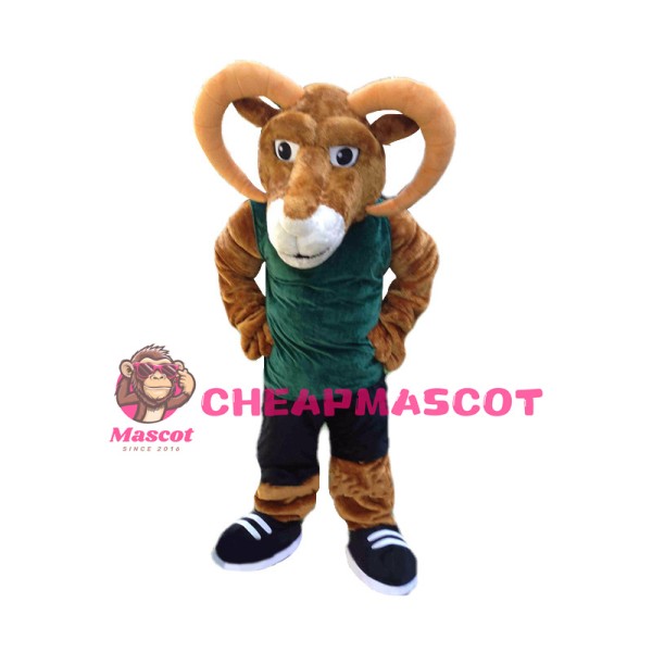 Sports Ram Animal Mascot Costume 