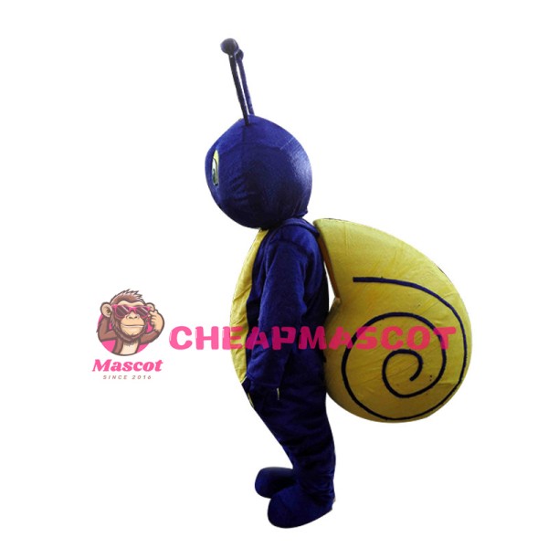 Purple Snail Animal Mascot Costume 