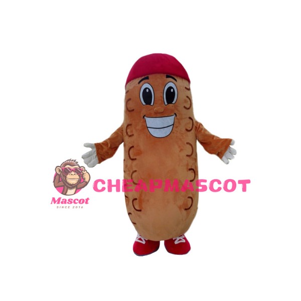 Cartoon Baguette Mascot Costume